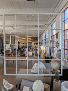 Salvaged Mill Window Frame