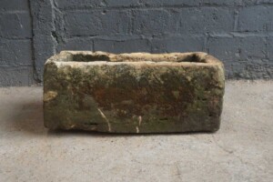 Antique Lime Stone Planter