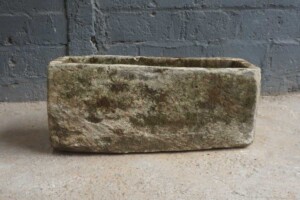 Antique Lime Stone Planter
