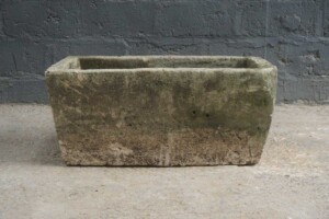 Antique Lime Stone Planter