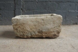 Antique Lime Stone Planter