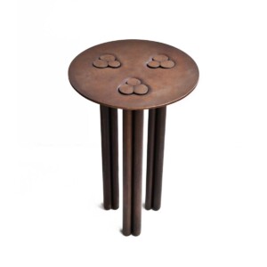 Arlo occasional – steel w/ golden brown patina