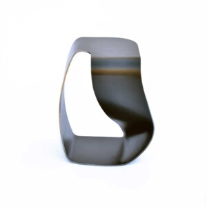 Strip occasional – blackened steel with polished edge