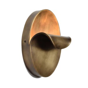 Slice Sconce Elilipse – solid bronze burnished