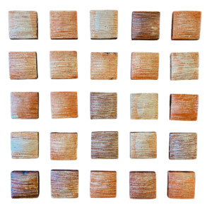 Erosion Series Ceramic Tiles - Orange Glaze