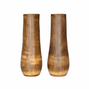 Palm Vase Natural Finish
